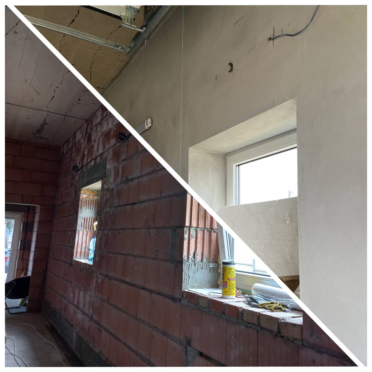 Машинна штукатурка - робота 2